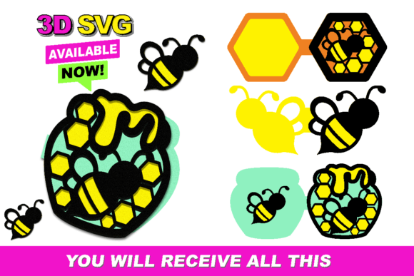 Bee Card 3D SVG: A Practical Guide to Layered Cutting