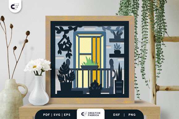 Bringing the Outdoors In: Why the Floral Summer Balcony 3D Shadow Box Is a Versatile Creative Asset