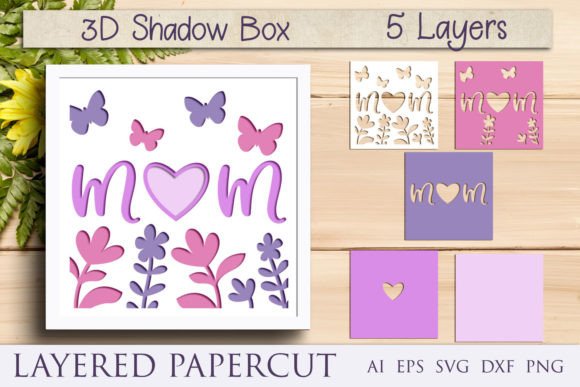 Celebrate Mom with Precision: A Complete Guide to the Happy Mothers Day 3d Layered Card Svg Design