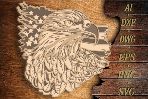 Eagle Multilayer Svg 3D Patriotic Eagle: A Comprehensive Evaluation for Crafters and Designers