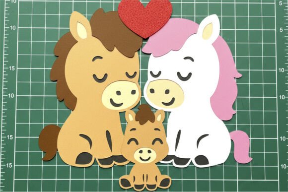 The Rise of Layered Papercraft: Leveraging the Horse Family Love 3D SVG in Modern Creative Markets