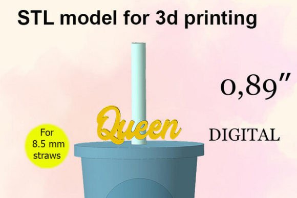 Transforming Digital Designs into Party Essentials: A Deep Dive into the Queen Straw Topper STL File for 3D Print